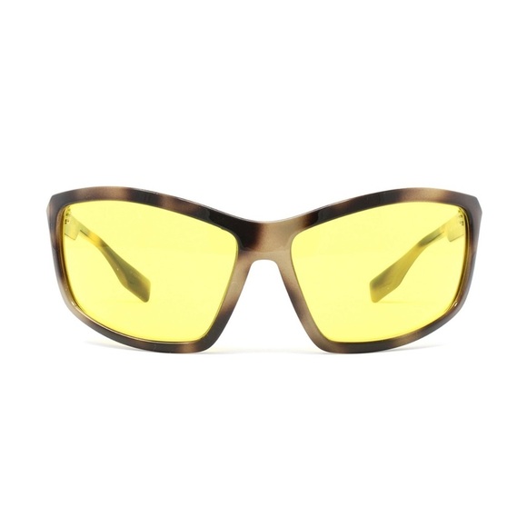 Burberry Sporty Wrap Acetate Frame Yellow Lens Sunglasses - Picture 1 of 10